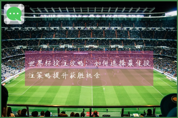 世界杯投注攻略：如何选择最佳投注策略提升获胜机会